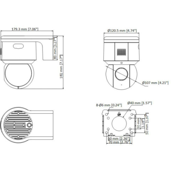 Kamera IP HikVision DS-2DE3A404IWG-E PL
