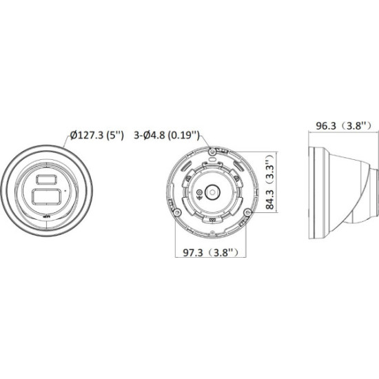 Kamera IP Hikvision DS-2CD2343G2-LI2U/SL 2.8mm BLACK PL