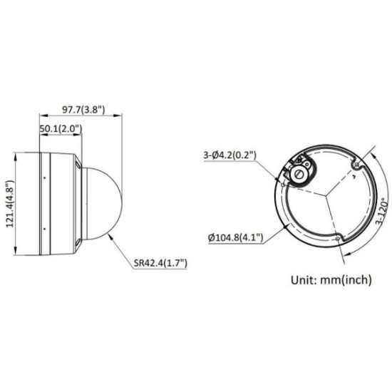 Kamera IP Hikvision DS-2CD1121G2-LIU 2.8mm PL