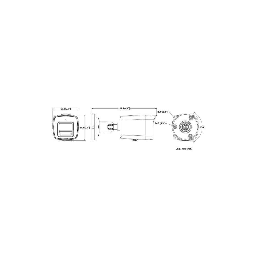 Kamera IP Hikvision DS-2CD1027G2H-LIU 2.8mm PL