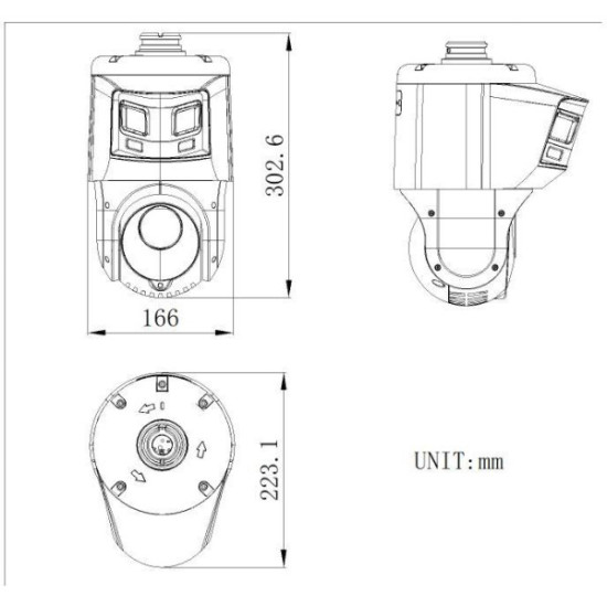 Kamera IP Hikvision DS-2SE4C225MWG-E/26(F0)
