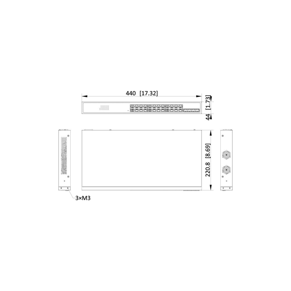 Switch Hikvision DS-3E1528-SI-24T4F