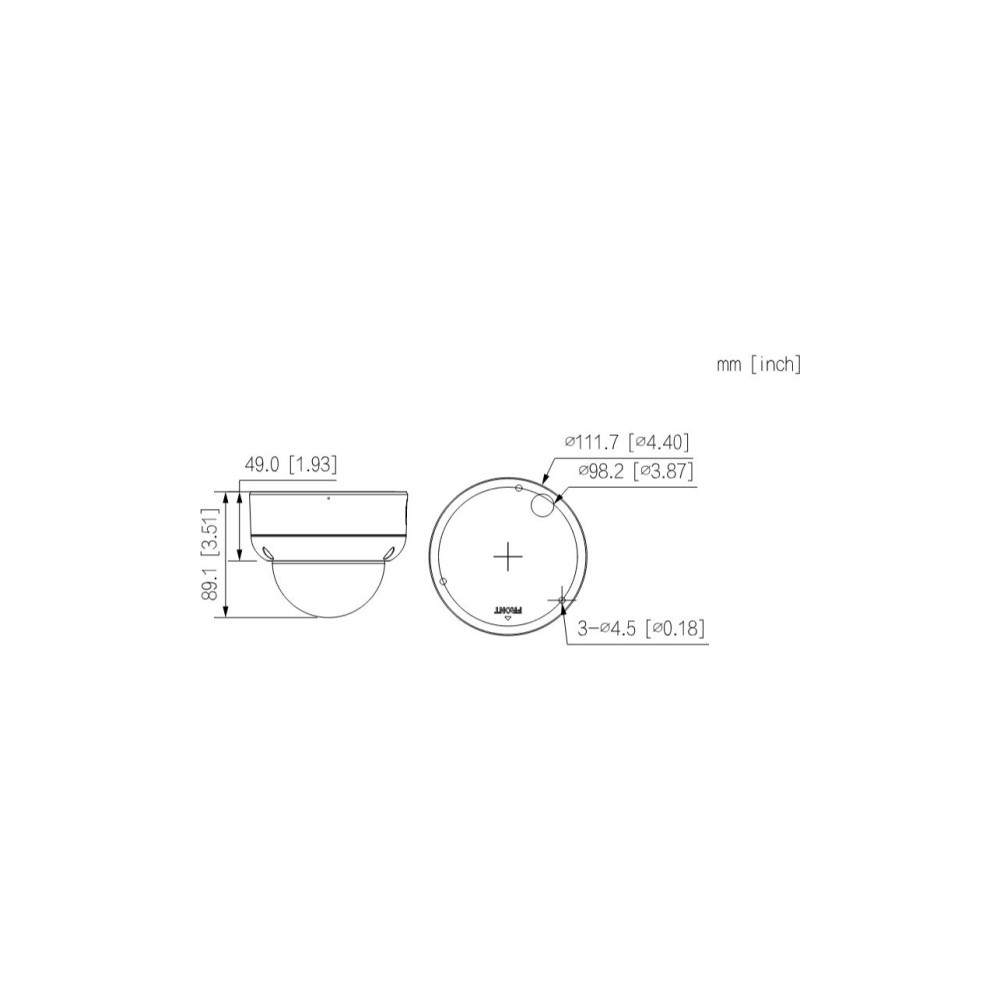 Kamera IP Dahua IPC-HDBW3649E-AS-IL-0360B