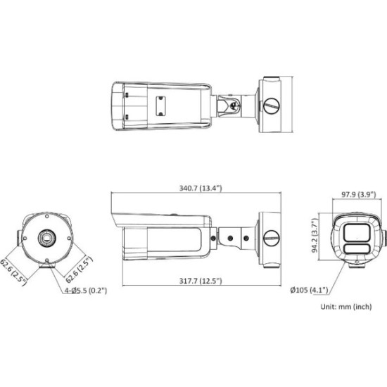 Kamera IP Hikvision DS-2CD3B26G2T-IZHSY(2.8-12mm)(H)