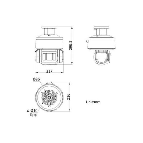 Kamera IP Hikvision DS-2DT5432MWG-T/4G(PA) C5-M