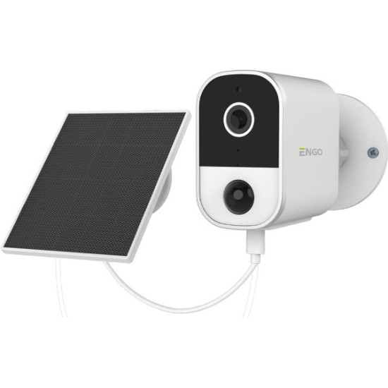 ENGO Controls ECAM-SOLAR- Smart Kamera Wi-Fi z baterią  i panelem solarnym, 4MP