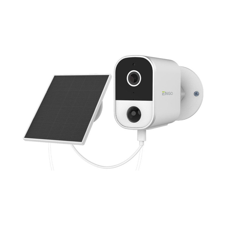 ENGO Controls ECAM-SOLAR- Smart Kamera Wi-Fi z baterią  i panelem solarnym, 4MP