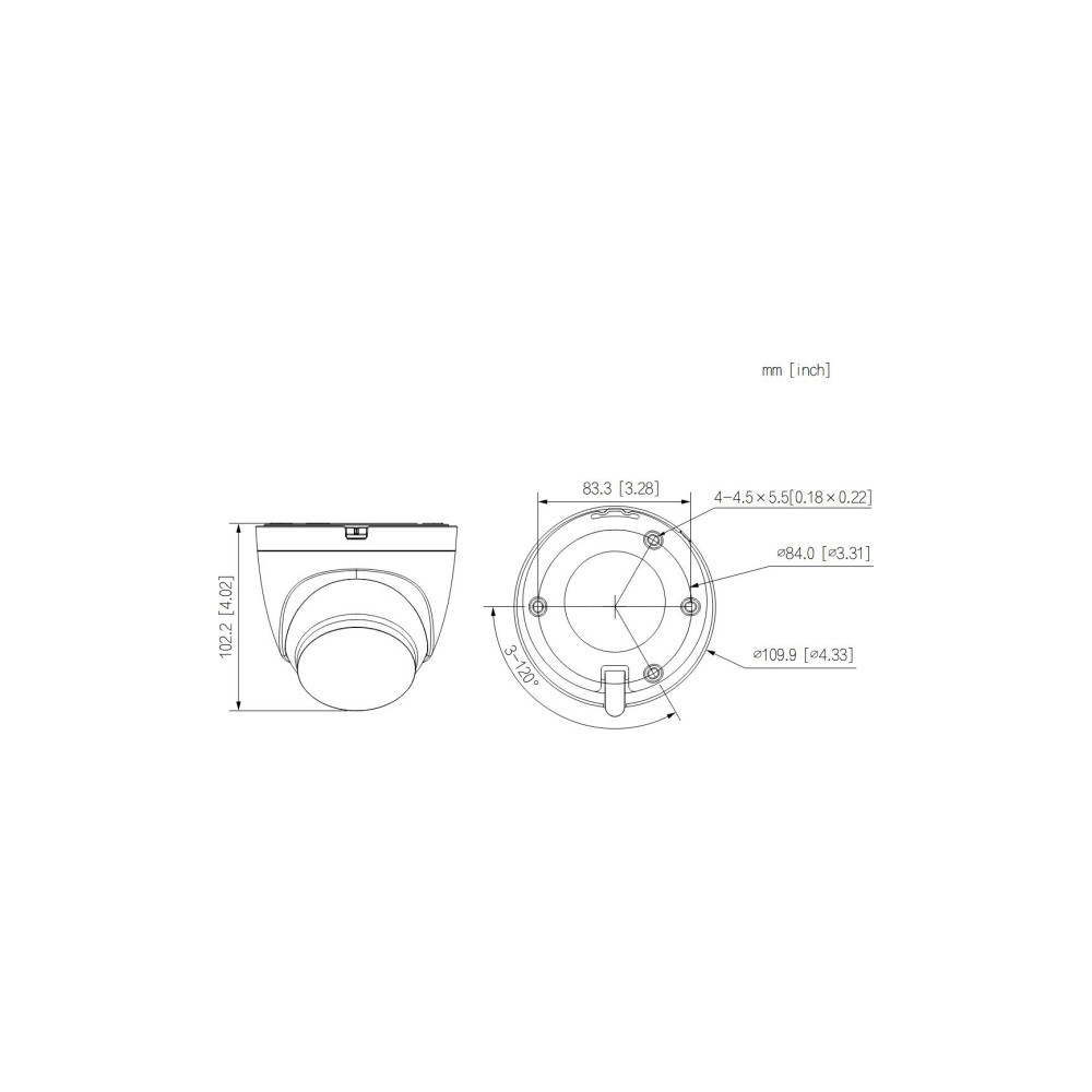 Kamera IP Dahua IPC-HDW1539DA-SW-PV-0360B