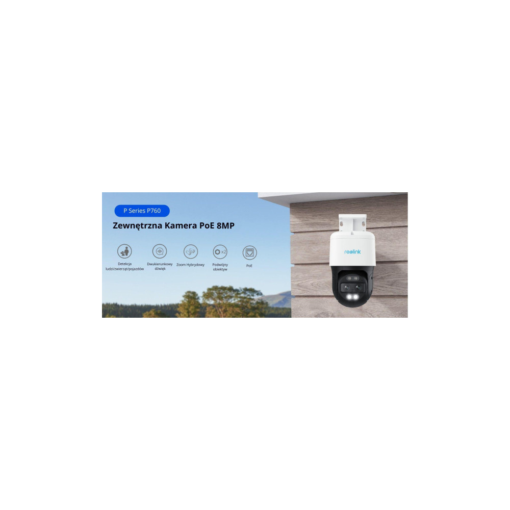 Kamera IP Reolink Trackmix Series P760 POE obrotowa 8MP