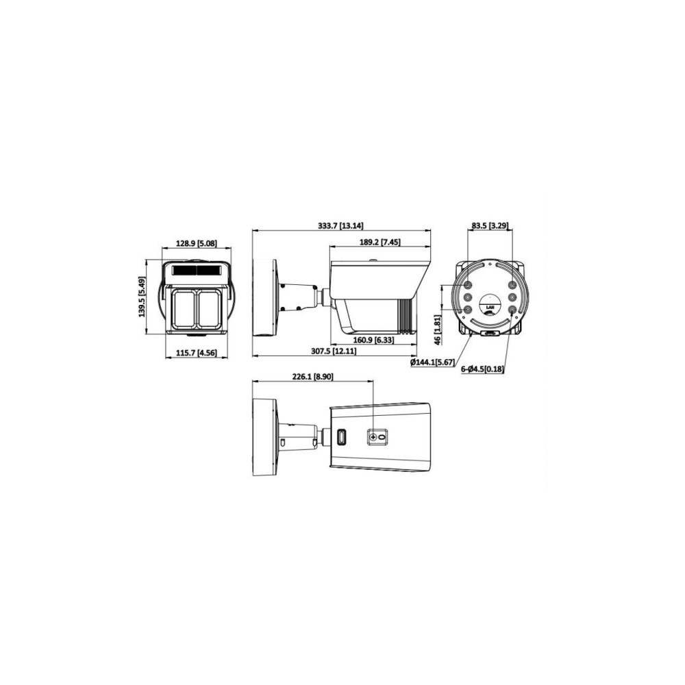Kamera IP Hikvision iDS-2CD7T46G2/VX3-IS(4/12/25mm)