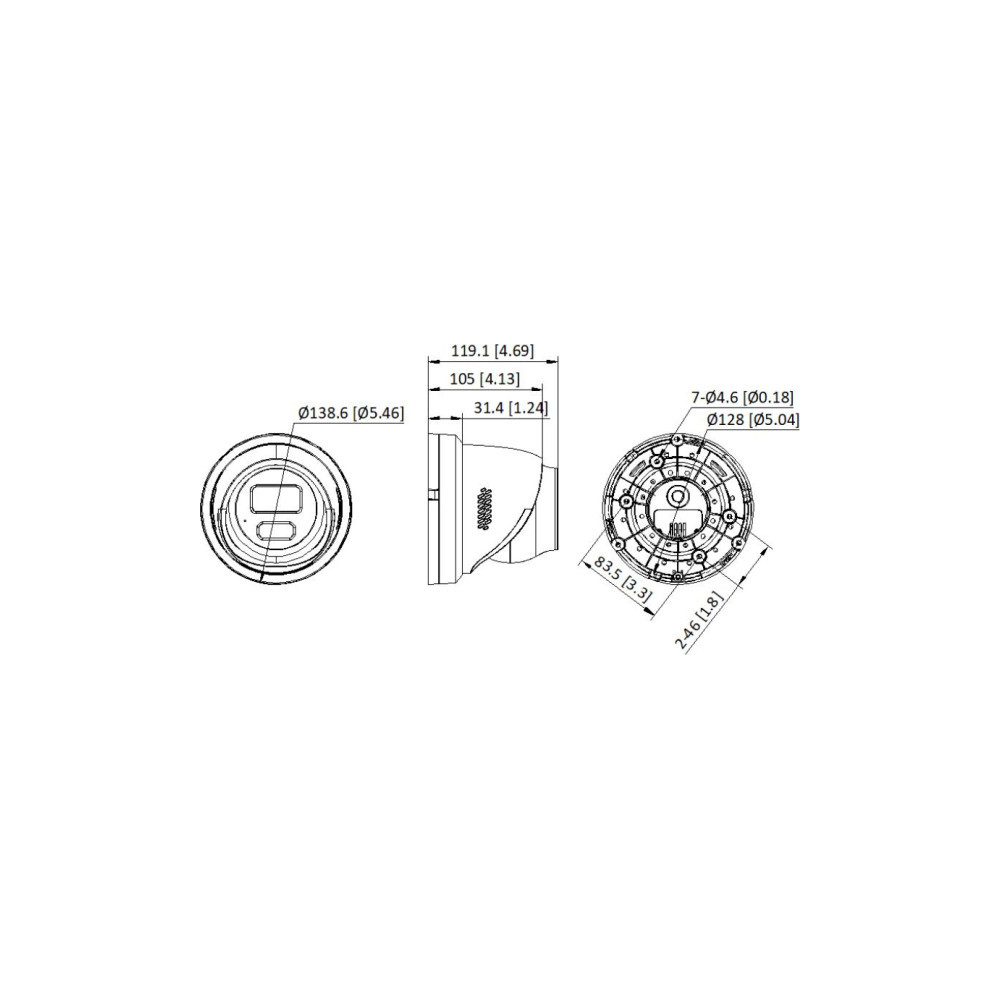 Kamera IP Hikvision DS-2XC3346G0H-LISU/SL(PA)(2.8mm) C5-M