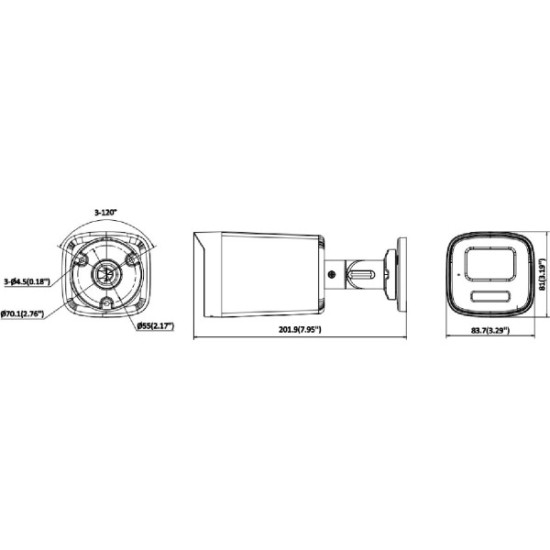 Kamera IP Hikvision DS-2CD1T47G3-LIU(4mm)