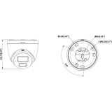 Kamera IP Hikvision DS-2CD1347G3-LIUF/SL(2.8mm)