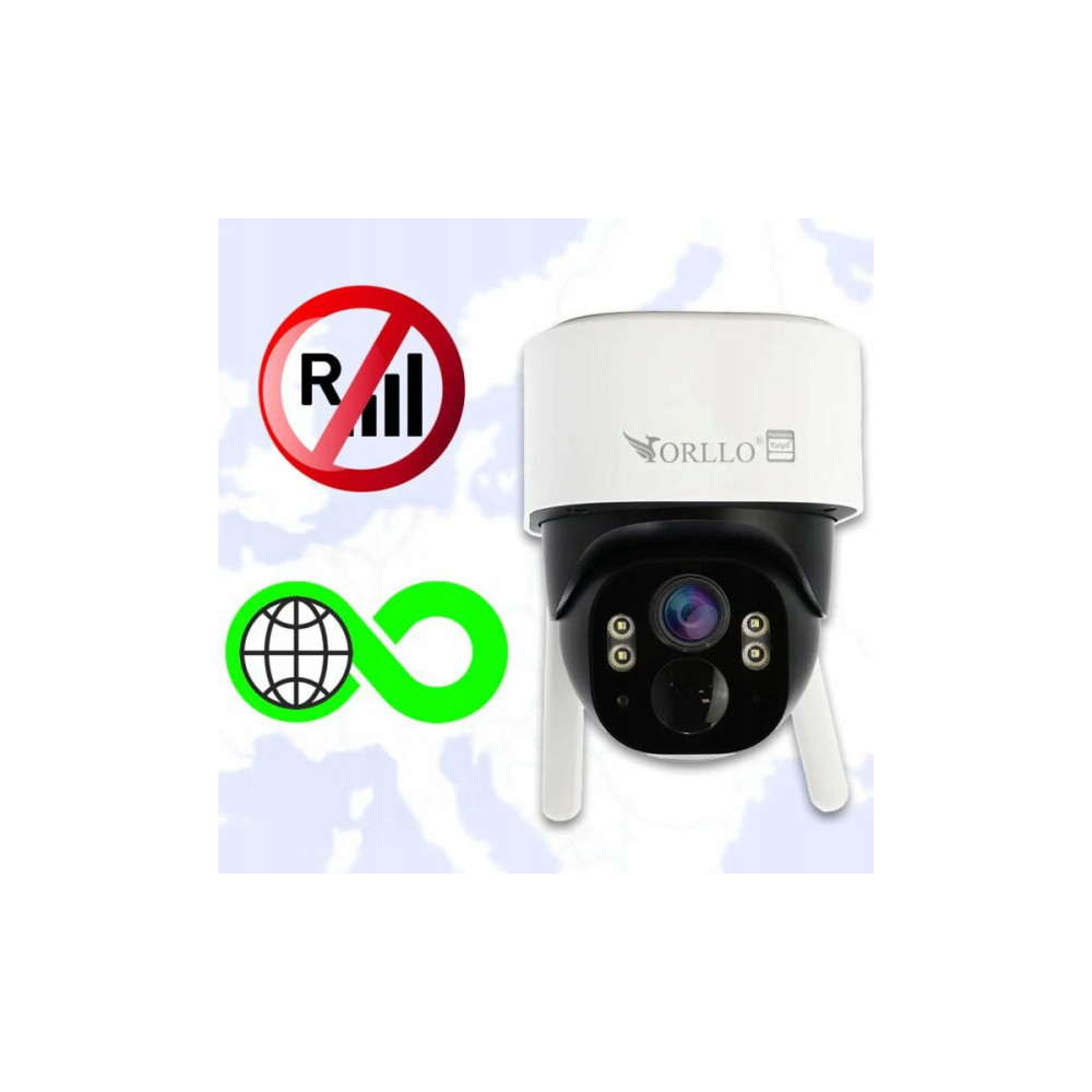Kamera IP Orllo TZ1 Cloud SIM 4G LTE z panelem solarnym