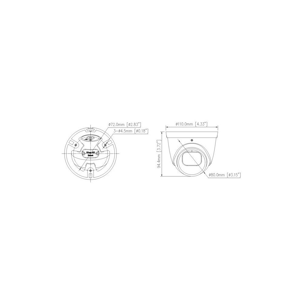 Kamera IP 5 Mpx 2.8 mm Honeywell HC25CE5R1-V