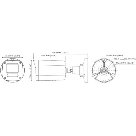 Kamera IP 5 Mpx 2.7–13.5 mm Motozoom Honeywell HC25CB5R2-V
