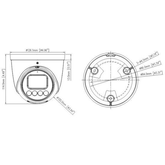 Kamera IP 8 Mpx 2.7–13.5 mm Motozoom Honeywell HC25CE8R2-V