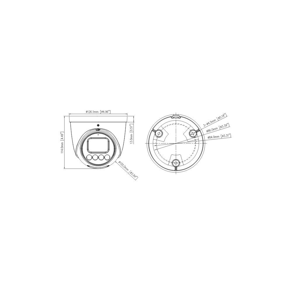 Kamera IP 8 Mpx 2.7–13.5 mm Motozoom Honeywell HC25CE8R2-V